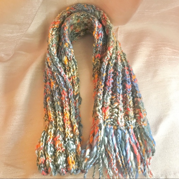 Accessories - Multi Colored Knit Scarf